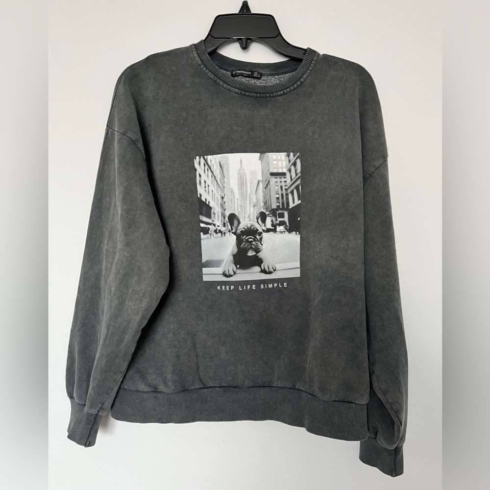 Stradivarius grey women’s sweatshirt